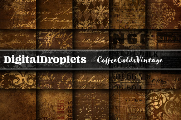 Exploring the Coffee Golds Vintage Paper Collection