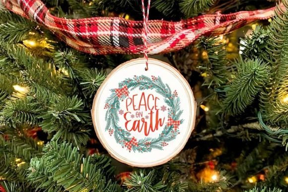 Peace on Earth Ornaments Sublimation: Your Festive Design Toolkit