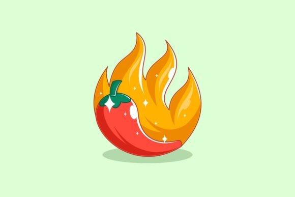 Red Hot Chili Hand Drawn Cartoon: A Design Asset with Real Personality