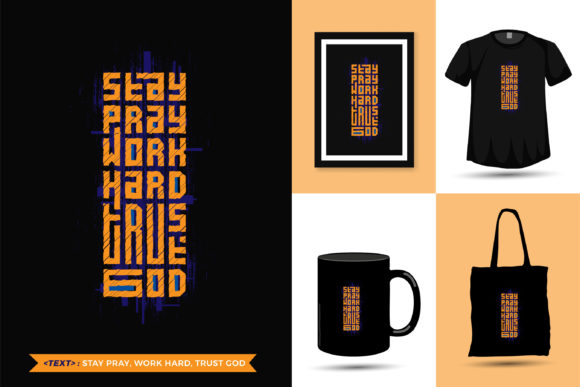Stay Pray Work: The Modern Typography for Purpose-Driven Design