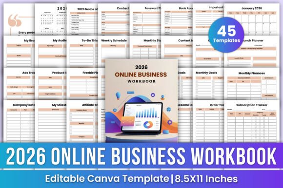 Streamline Your Digital Empire with the 2026 Online Business Workbook