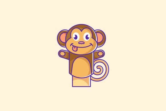 Unleashing Playful Branding with Monkey Finger Puppet Cartoon