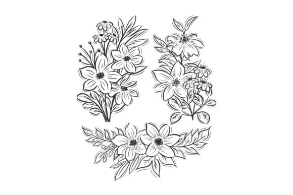 Why a Hand Drawn Three Flower Bouquet is Your Next Design Secret